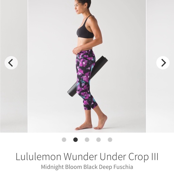 lululemon Wunder Under Crop III size 10 - Picture 3 of 5